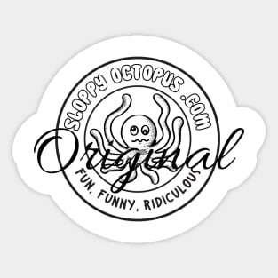 SloppyOctopus.com Stamp of Originality Sticker